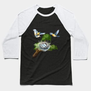 Birds nest Baseball T-Shirt